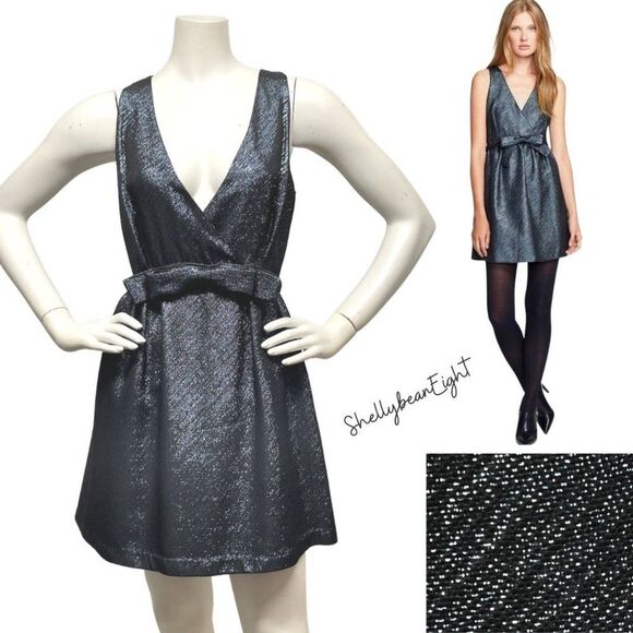 PARKER CLAUDETTE Sexy Cute SPARKLE Dress XS S 6 - Picture 1 of 13